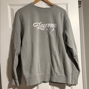 Gray Lacrosse Sweatshirt